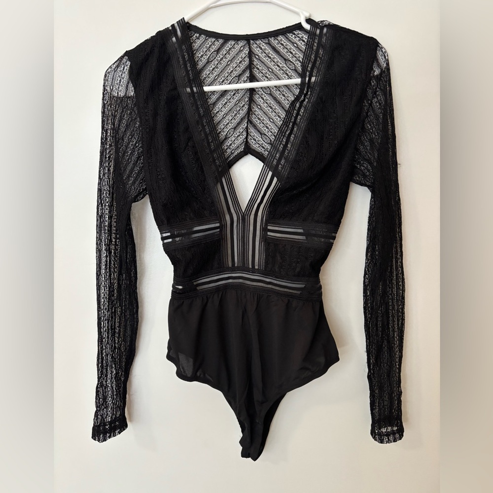 Lulu’s lace bodysuit